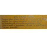 Norton Oil Tank Level Aufkleber (Gold)