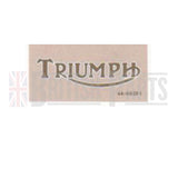 Triumph Gold auf Weiss Aufkleber