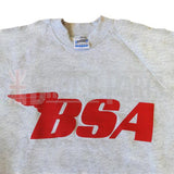 BSA Pullover Rot auf Grau
