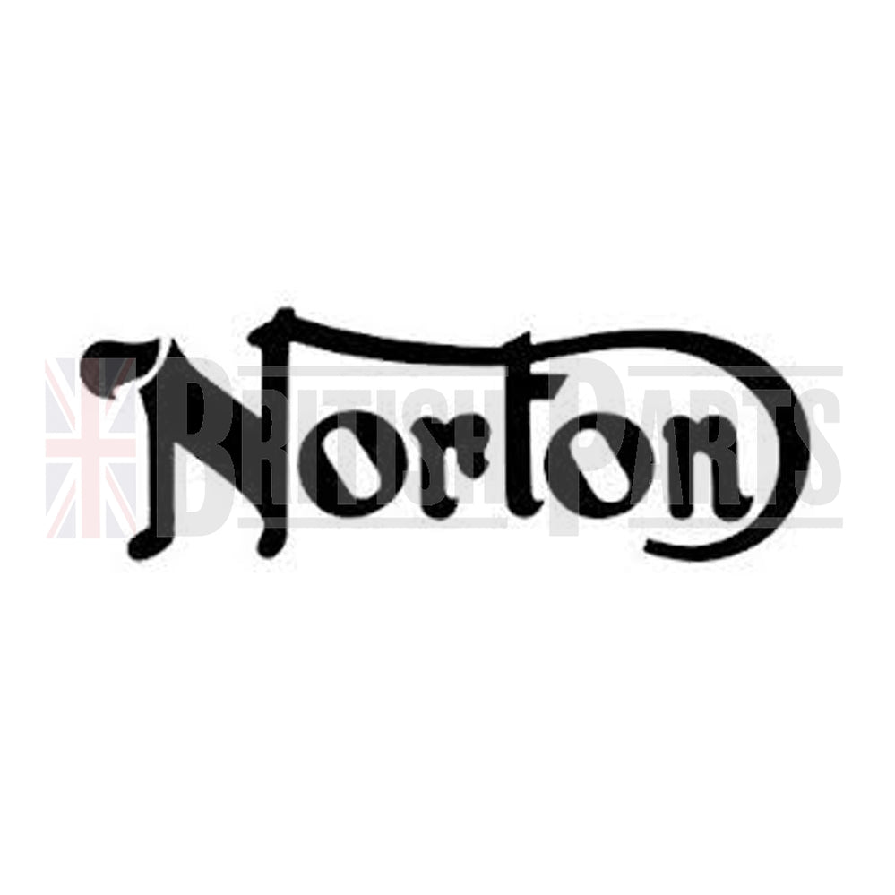 Norton Schwarz Aufkleber