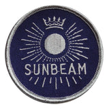 Sunbeam Aufnäher Silber/Blau