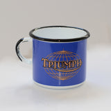 Triumph Emaille Tasse (blau)