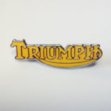 Triumph Pin in Gelb