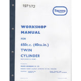 Triumph Workshop Manual 650 1971-72